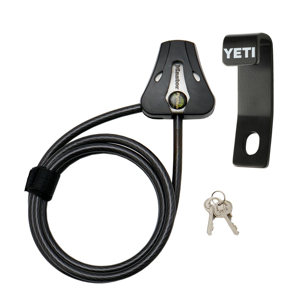 【楽天市場】【最短翌日着】YETI Security Cable Lock & Bracket イエティ セキュリティ ケーブル ロック & ブラケット 盗難防止 盗難対策 スチール製