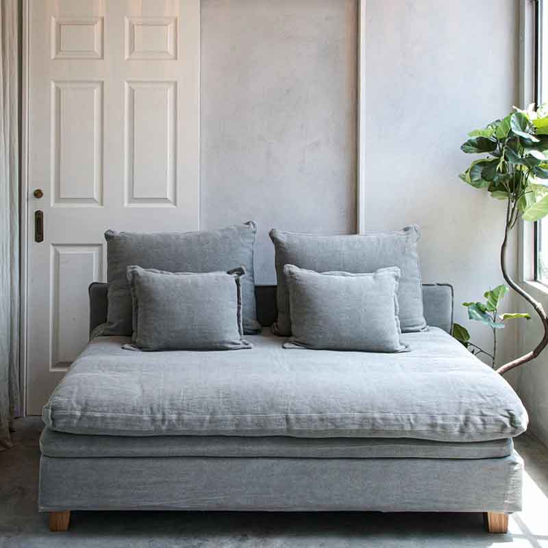 楽天市場】unico/ウニコ KIRP/キルプ 3人掛けソファ グレー