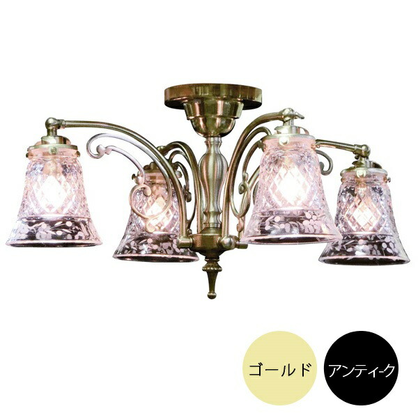 楽天市場】4灯シーリングライト シーリングランプ クラシック