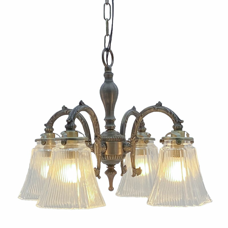 楽天市場】4灯照明灯具セット クラシックスタイルシャンデリア（60Wx4