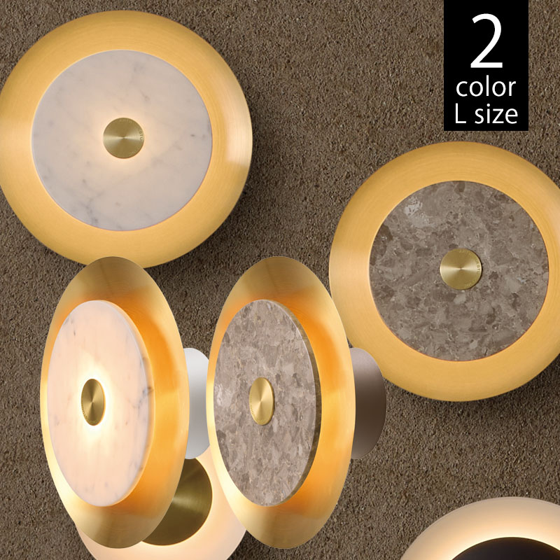 Eclipse marble LED-wall light L エクリプスマーブルLEDウォールライト 【取付電気工事必須】【玄関前渡し-OS】|Interior shop モビリグランデ