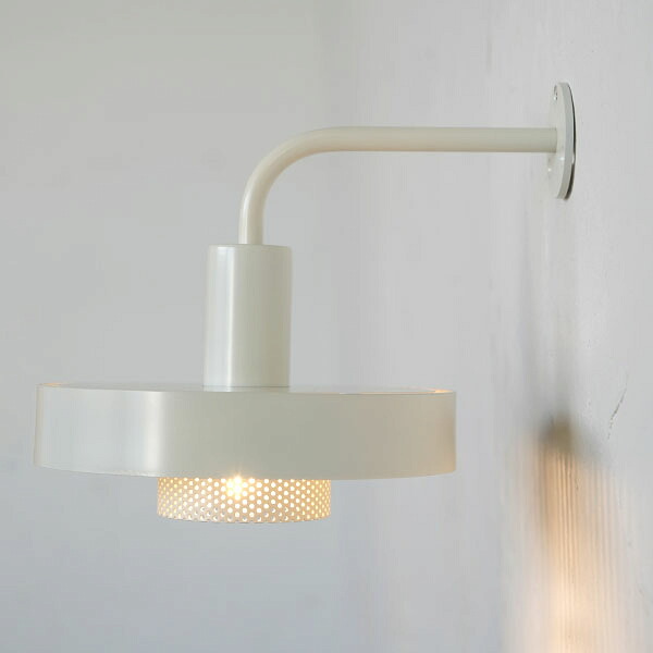 Punching bracket light WH パンチングウォールライト 壁付け照明 E17 【電球別売】【LED電球専用】 【取付電気工事必須】 【玄関前渡送料無料-OS】|Interior shop モビリグランデ
