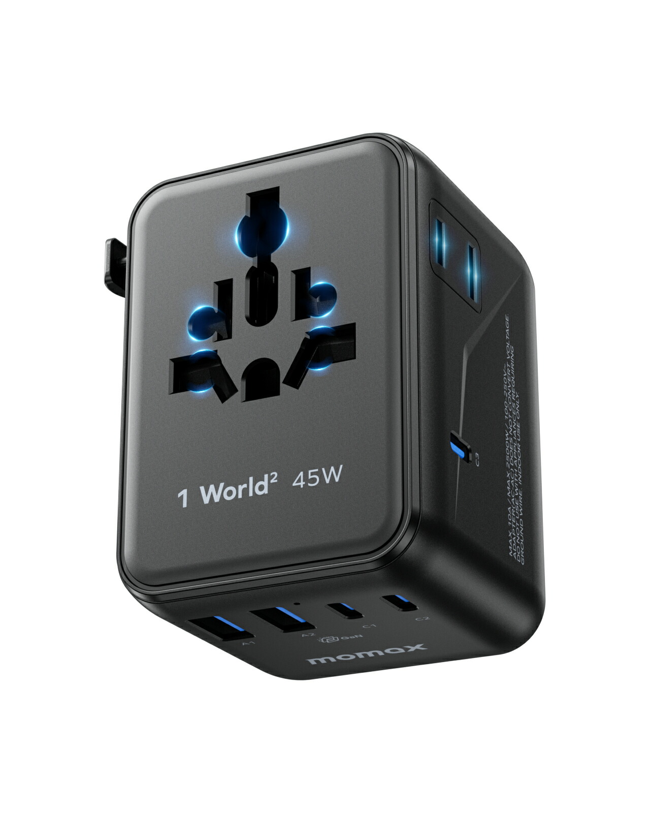 楽天市場】【超高速の170W出力】MOMAX 変換プラグ PD GaN 140W+30W出力