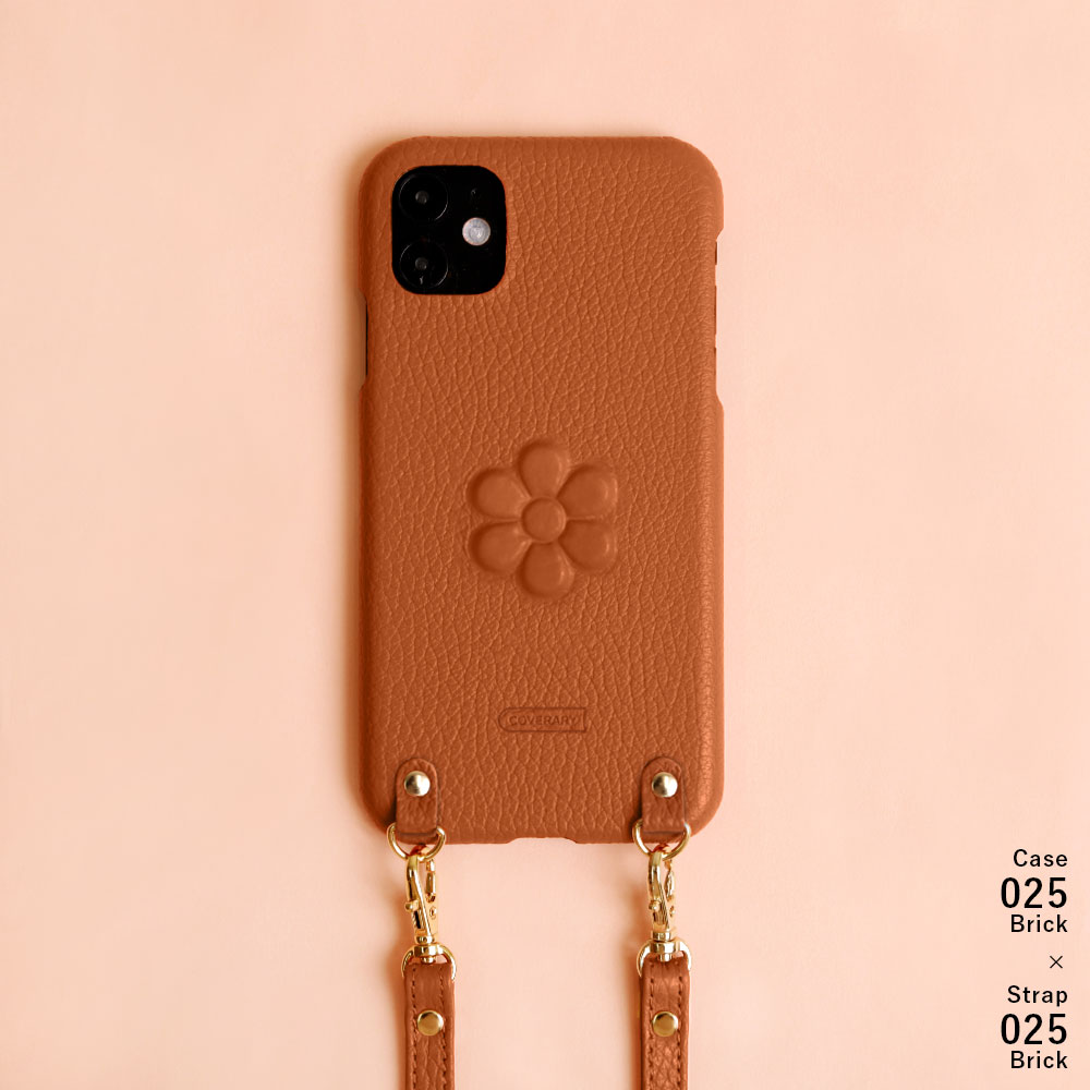 あんしんスマホ ケース カバー KY-51B 本革 あんしんスマホカバー レザー ショルダー 花
