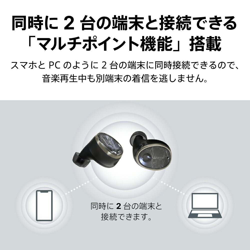 【AVIOT(アビオット)公式ストアメーカー保証】TE-BD11t完全ワイヤレスイヤホンBluetooth5.2ハイブリッドアクティブノイズキャンセリング