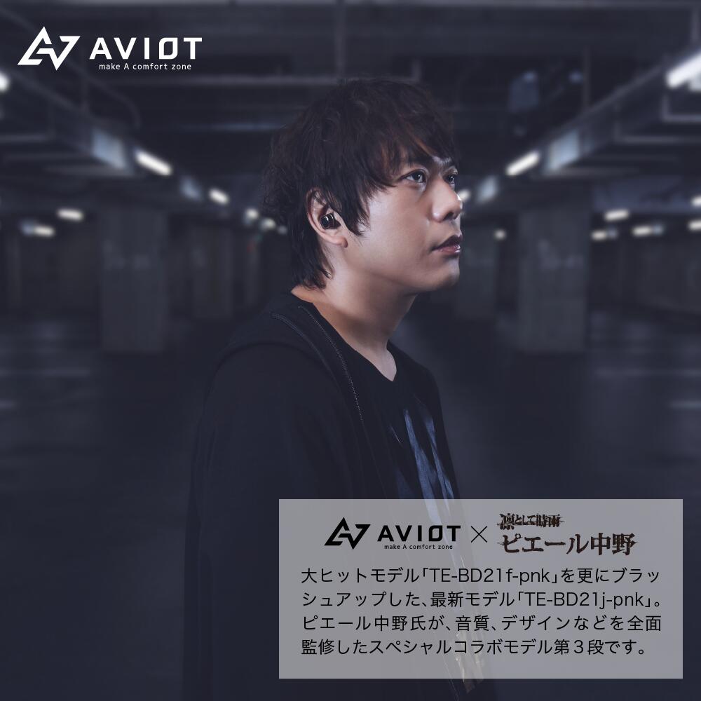 ピエール中野 × AVIOT TE-BD21j-pnk ピエール中野コラボモデル 第3弾