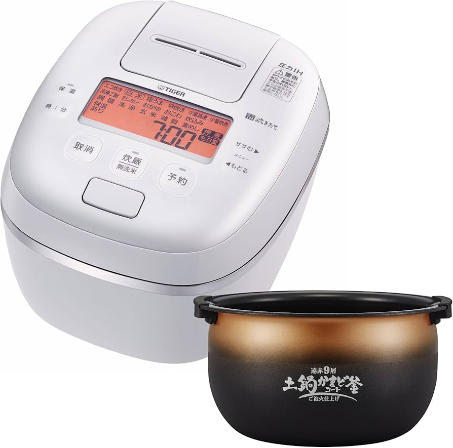 【新品未開封】TIGER タイガー魔法瓶 ご泡火炊き 炊飯器 5.5合 圧力IH式 ブラック JPI-S10NW【日曜日以外即日発送】【送料無料】｜モバイル販売 28,799円