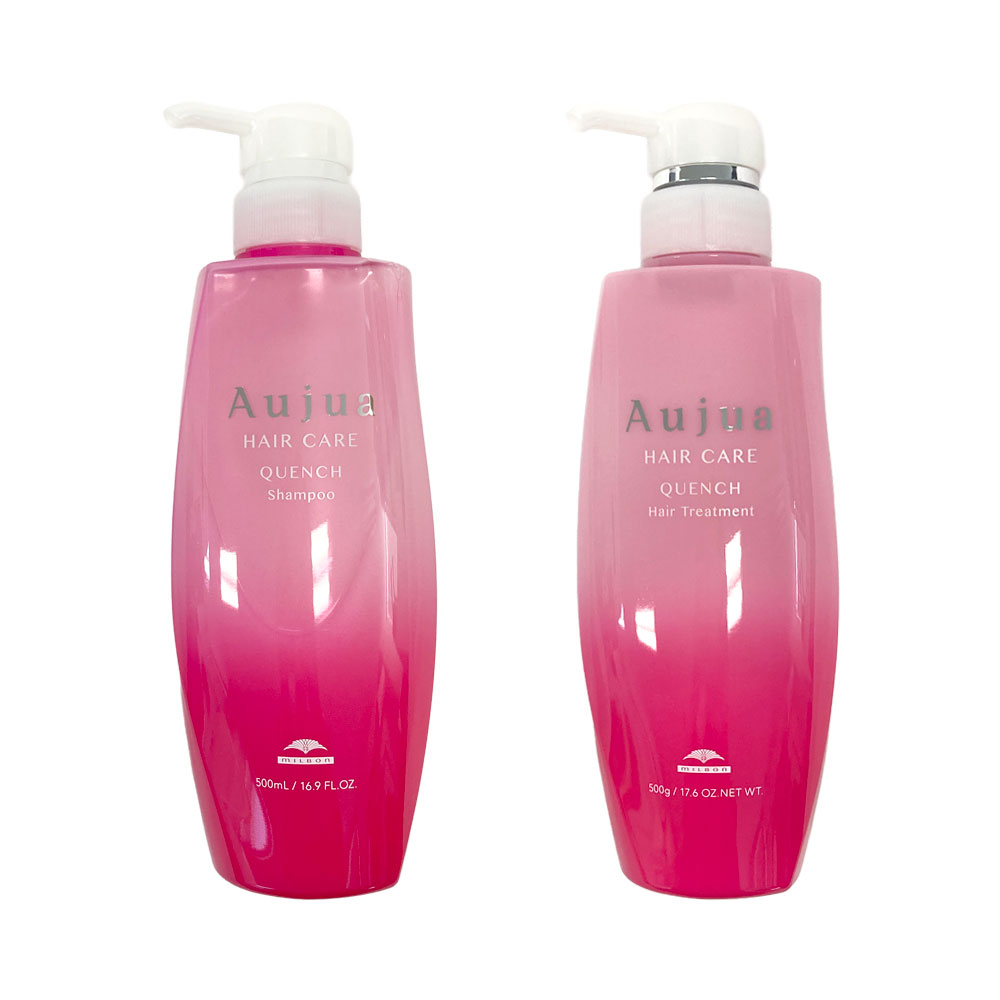 ミルボン Aujua クエンチ シャンプー&トリートメント 500ml、500g Aujua ミルボン オージュア クエンチ シャンプー 500ml トリートメント
