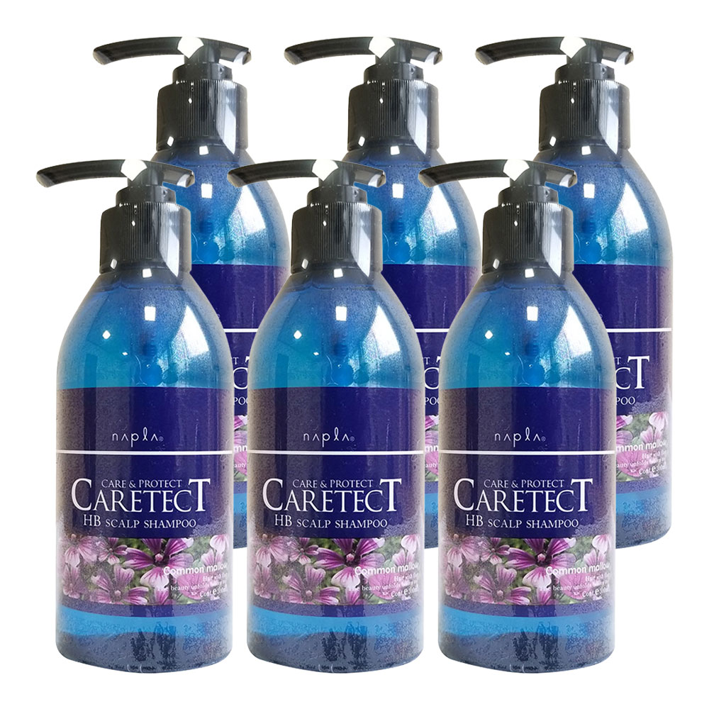6個セット ナプラ napla ケアテクトHBスキャルプシャンプー 300mL ノンシリコン ヘアケア CARETECT 国内正規品