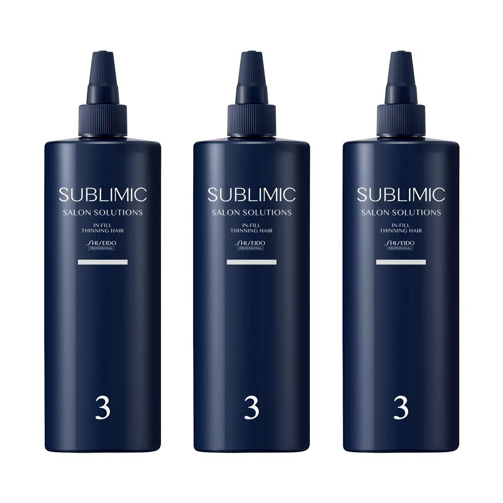 3個セット 資生堂プロフェッショナル サブリミック サロンソリューション イン・フィル(ハリコシ) 480ml 詰替え レフィル ヘアトリートメント