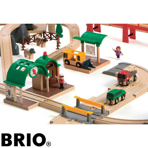 すぐ使えるクーポン配布中 木のおもちゃ キッズコーナー Brio 木製レールセット 特製プラケース入り ワールドデラックスセット キッズスペース キッズルーム ギフト 誕生日 3歳 Fsc認証 おうち時間 子供 Purplehouse Co Uk