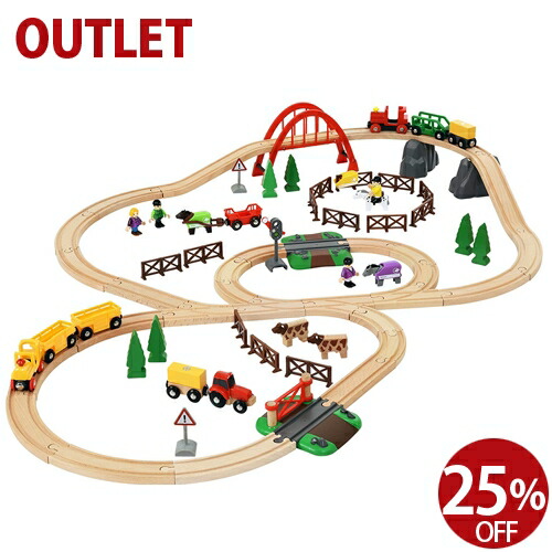 海外最新 25 Off アウトレット品 木のおもちゃ ブリオ Brio 木製レール カントリーライフセット 3歳 Fsc認証 おうち時間 子供 入園 入学 楽天市場 Timesofbahrain Com