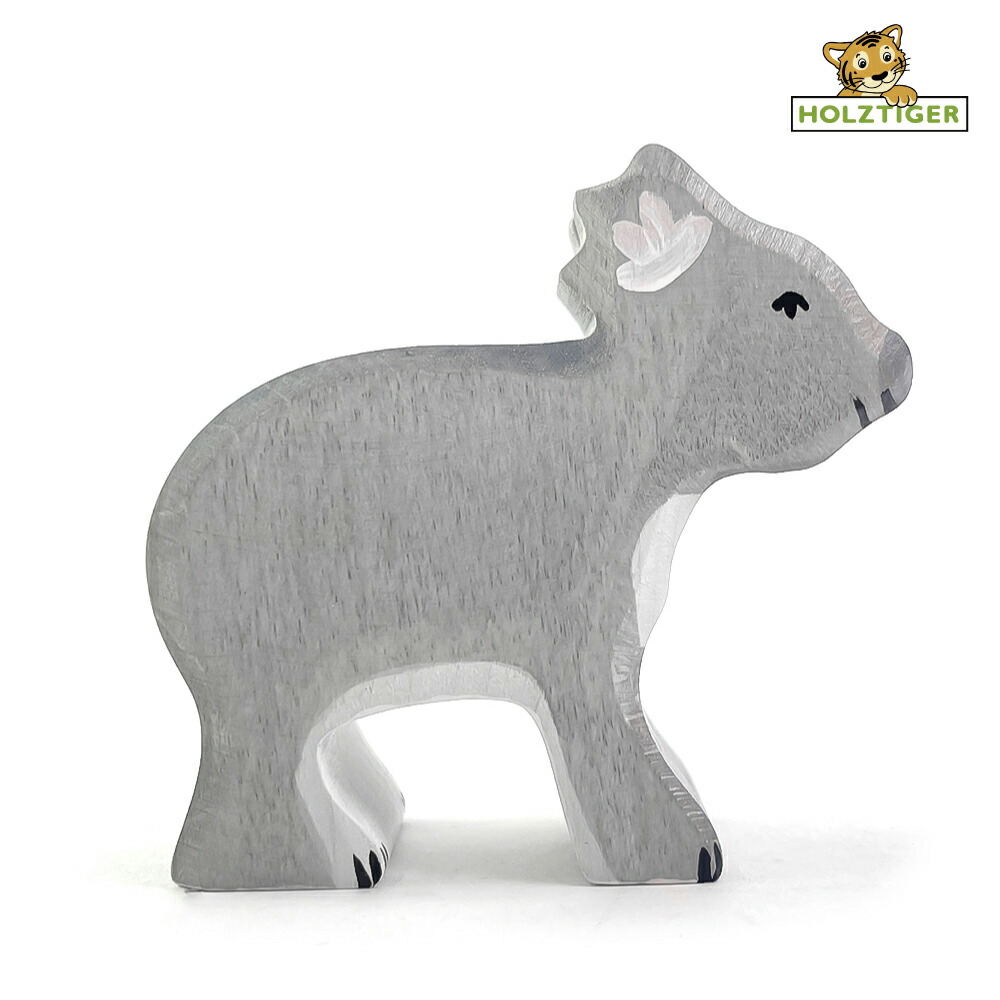 楽天市場】holztiger 木製玩具 フィギュア 木のオブジェ 動物