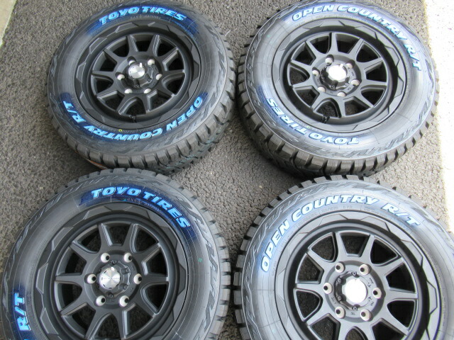★数量限定★WEDS【アドベンチャー】マットヴァンス06 16x6.5 +38 6H/139.7 フルマットブラック(FMB)x4 本 ※TOYO/トーヨー OPENCOUNTRY(オープンカントリー) R/T 215/65R16C 109/107Q LT規格 ホワイトレタータイヤ|MB Car-Parts