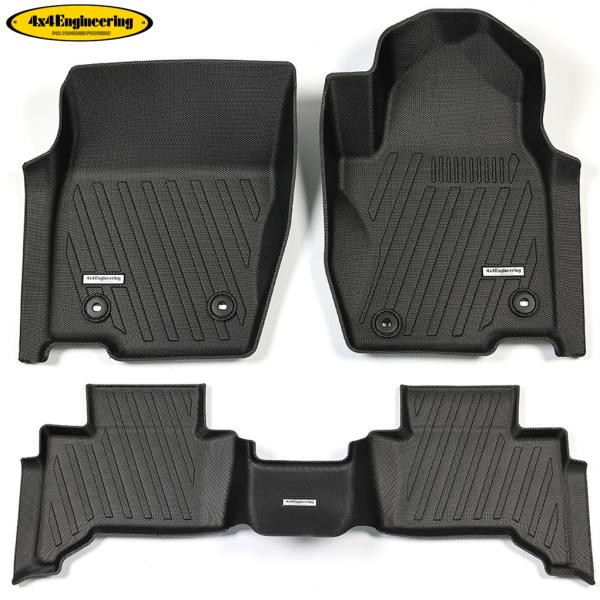 ★お得なセット品★【4x4エンジニアリング】3Dフロアマット フロント&セカンドセット（150-F/150-S）ランドクルーザー250 TRJ250W/GDJ250W ※グレードZX/VX