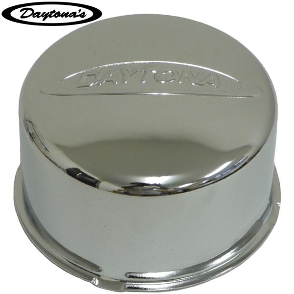 DAYTONA's【デイトナズ】センターキャップ クロームメッキ〈ホイール側ハブ径108mm/外径107mm/内径105mm/高さ70mm〉ｘ5個セット（01-0057）※スチール製