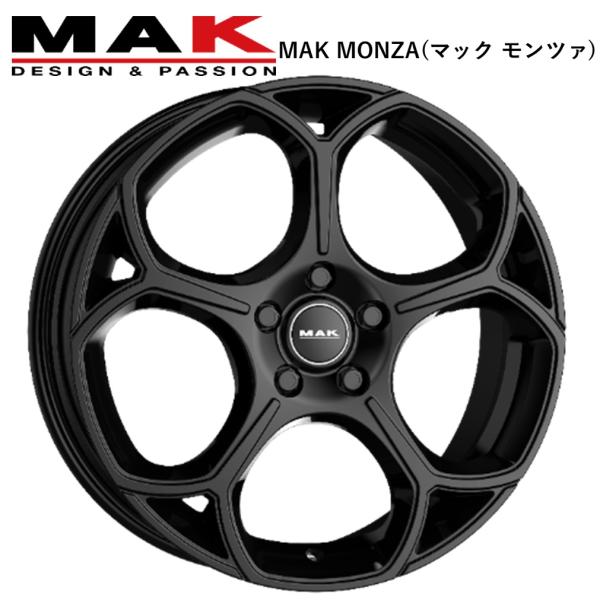 MAK MONZA(マック モンツァ) 18ｘ7.5 +34 5H/110 GB（グロスブラック） 65.1Φ専用 ｘ 4本　※アルファロメオ ジュリア ステルヴィオ トナーレ 99,809円
