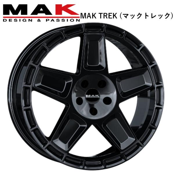 MAK TREK (マック トレック) 20 x 9.0 +25 5H/130 GB (グロスブラック) 84.1Φ専用 ｘ 4本　※メルセデスベンツ Gクラス AMG G63(W463A AMG)