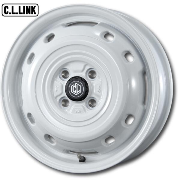 C.L.LINK/シーエルリンク【UNIONRIM TX】ユニオンリムTX 15ｘ4.5 ＋45 4H/100 ソリッドホワイト（SW）ｘ４本｜MB Car-Parts