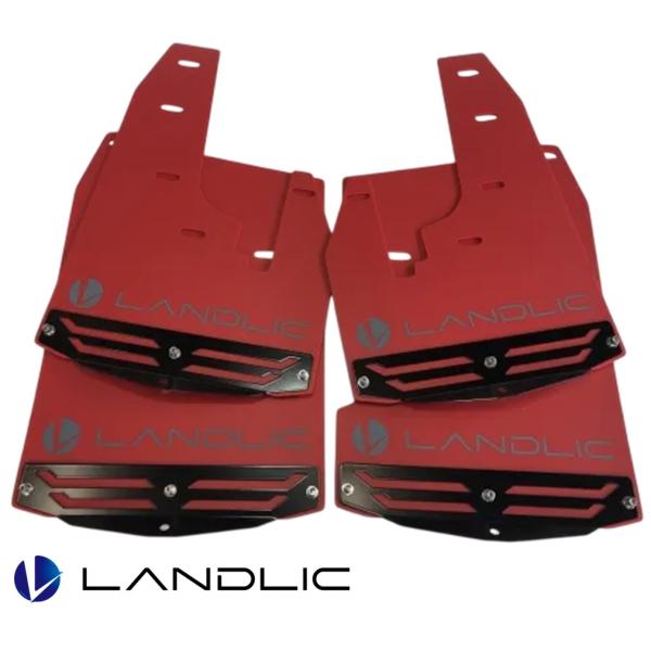LAND-3D5MF-003 LANDLIC（ランドリック） マッドフラップ デリカD:5 後期 レッド（RED）