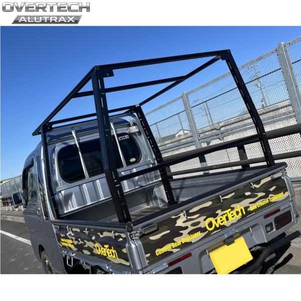 オーバーテック【ALUTRAX】アルトラックス アルキャリア〈カラー：ブラック〉スーパーキャリィ DA16T ハイルーフ車｜MB Car-Parts