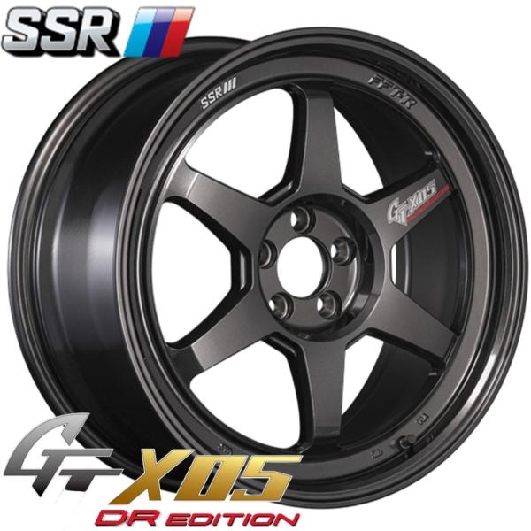 SSR GTX05 DR EDITION（ジーティー エックスゼロファイブ ディーアール エディション） 18&times;8.5J +45 5H/112 FACE-SMI プリズムダークガンメタ（PDG） &times;4本｜MB Car-Parts