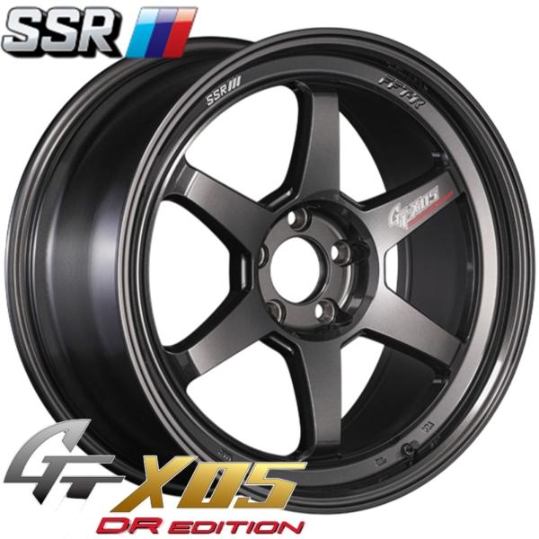 SSR【エスエスアール】 GTX05 DR EDITION 19×9.5J +38 5H/114.3 FACE-CV プリズムダークガンメタ（PDG） ×4本