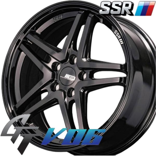 SSR【エスエスアール】 GT V06 18×8.0J +45 5H/114.3 グロスブラック（GB） ×4本 76,098円