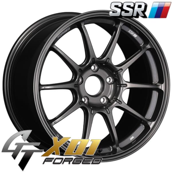 SSR【エスエスアール】 GT X01 FORGED 19×10.5J +22 5H/114.3 FACE：SC GTガンメタ（GT GUNMETAL）×4本