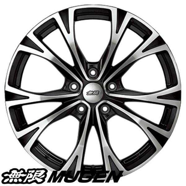 ★数量限定★ 無限 MUGEN MDW 18ｘ7.5 +55 5H/114.3 ブラックミラー（MB） ｘ4本　　品番：42700-XNB-875A-55｜MB Car-Parts