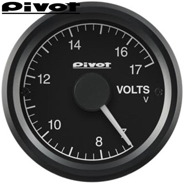 PIVOT【ピボット】 GT GAUGE-52 電圧計（GSV-5）センサータイプ 白照明 Φ52
