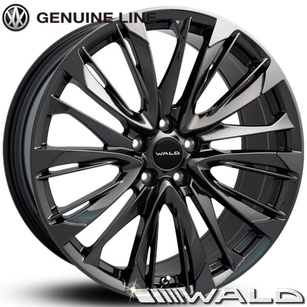 WALD/ヴァルド GENUINE LINE ジェニュインライン(FS001)22 x 9.0 +40 5H/120 ダークブラックコートIII(DBCIII)x4本 ※40系 アルファード/ヴェルファイヤ|MB Car-Parts