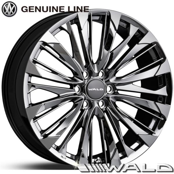 WALD/ヴァルド GENUINE LINE ジェニュインライン（FS001）24 x 10.0 +55 6H/139.7 ダークブラックコート（DBC）ｘ4本 ※ランドクルーザー300/250 LX600