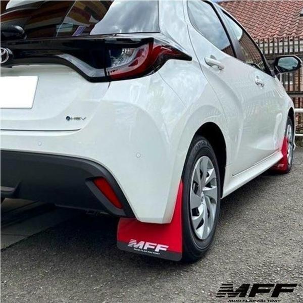 MFF【マッドフラップファクトリー】 マッドフラップ 1台分セット ヤリス MXPA10/MXPA15/MXPH14/MXPH17/MXPH15/MXPH10 ※ロゴ/カラーバリエーション要選択
