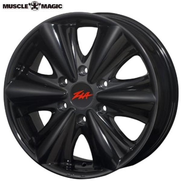 マッスルマジック【ZLA FATBOY】ジラファットボーイ 16ｘ6.5 +30 6H/139.7 ブラック（BK）ｘ4本｜MB Car-Parts