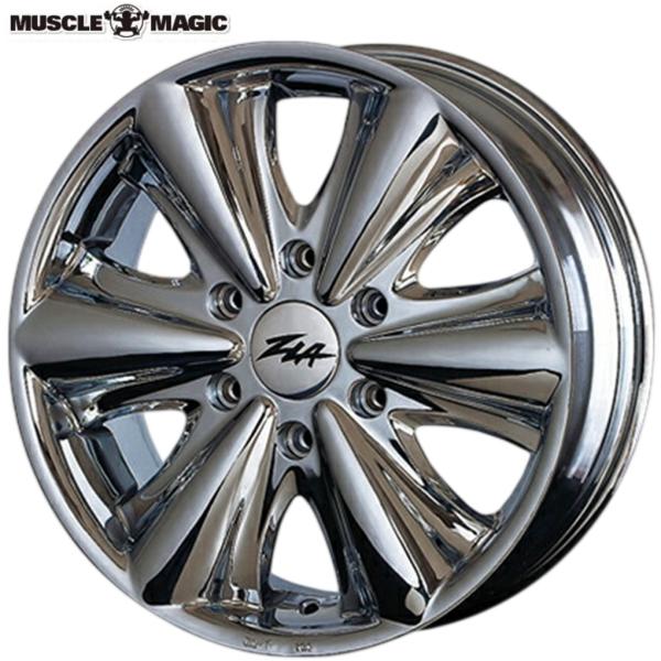 マッスルマジック【ZLA FATBOY】ジラファットボーイ 16ｘ6.5 +35 6H/139.7 クローム（CR）ｘ4本｜MB Car-Parts