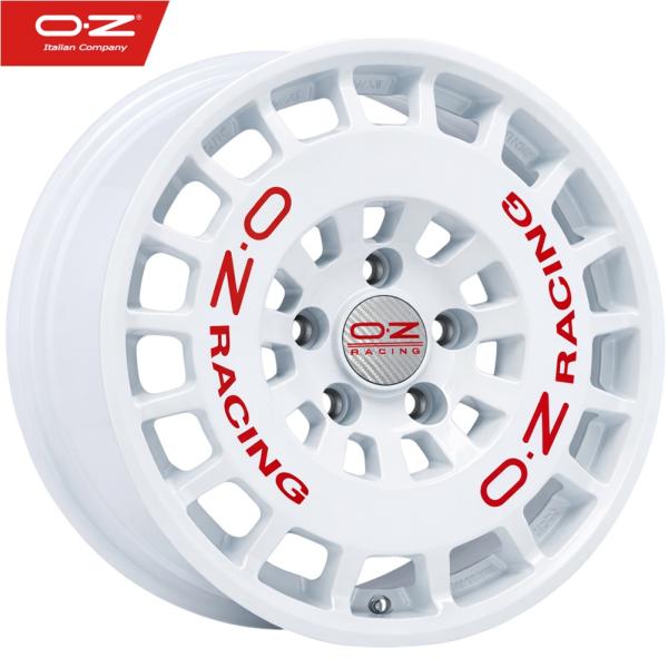 OZ(オーゼット) RR40【アールアールフォーティ】 18x7.5 +50 5H/112 レースホワイト(RW)x4本セット(パーツキット付属)|MB Car-Parts