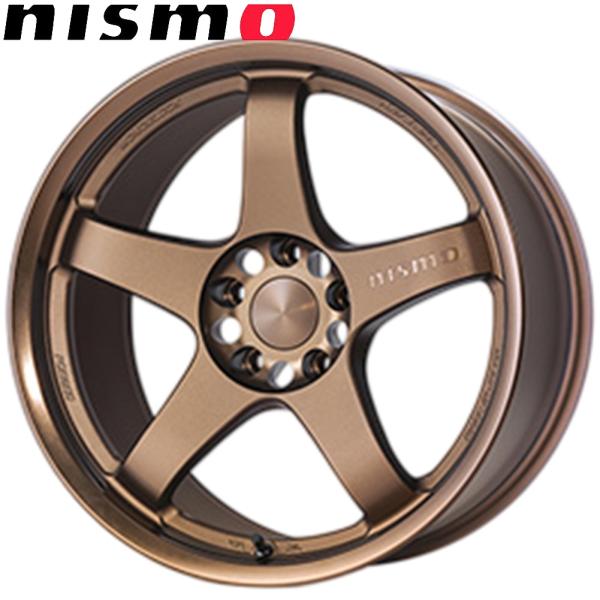 ★受注締切間近｜7/31昼まで！★ nismo（ニスモ）LM GT4 マシニング ロゴ バージョン 18 x 9.5 ＋12 5H/114.3 ブロンズ (アルマイト) ｘ2本 ※スカイラインGT-R（BCNR33/BNR34）｜MB Car-Parts