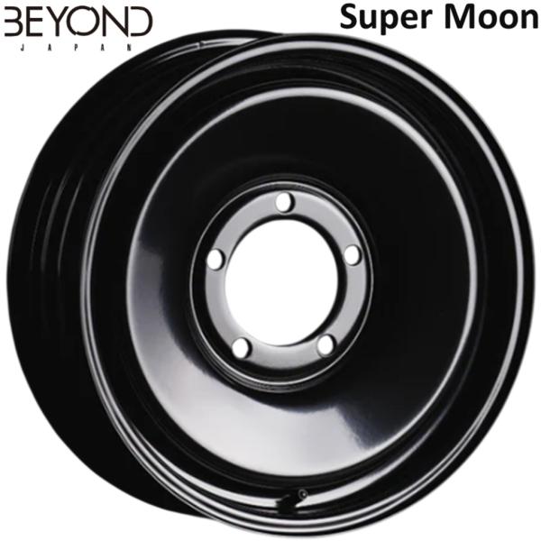 ビヨンドジャパン【BEYOND JAPAN】スーパームーン（SUPER MOON） 16ｘ5.5 +20 5H/139.7 ブラック（BK）ｘ４本　※スチール製　※ジムニー JB64W/JB23W｜MB Car-Parts