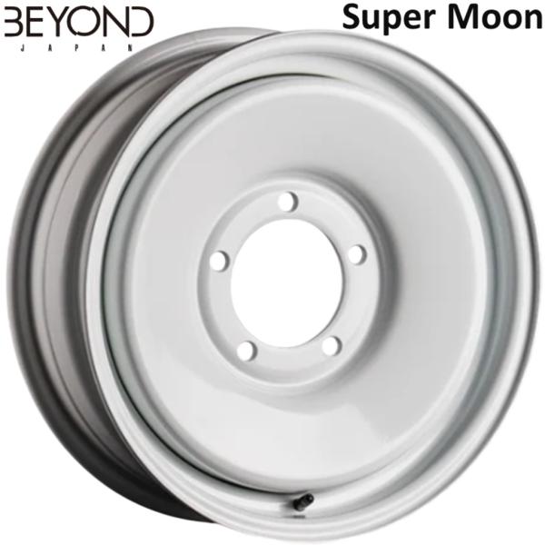 ビヨンドジャパン【BEYOND JAPAN】スーパームーン（SUPER MOON） 16ｘ6.0 -5 5H/139.7 ホワイト（WH）ｘ4本　※スチール製　※シエラ/ノマド JB74W/JC74W｜MB Car-Parts
