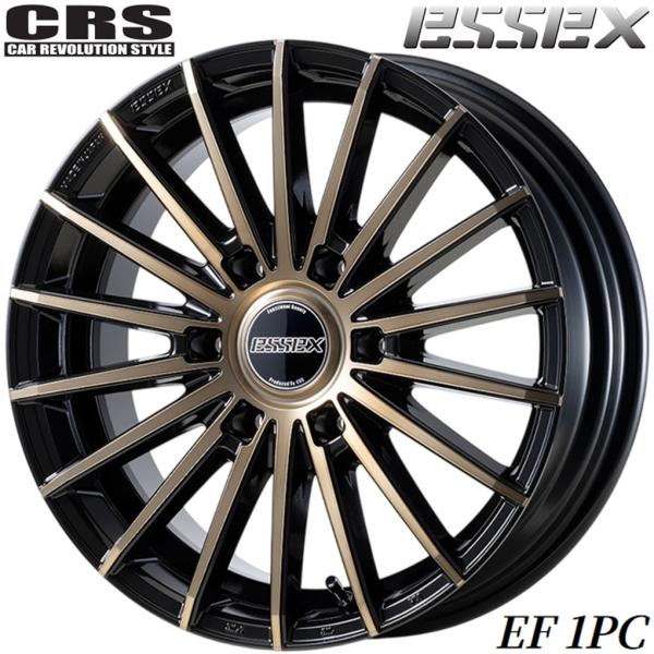 CRS エセックス【ESSEX】EF 1ピース 17x6.5 +38 6H/139.7 ブロンズクリア(BZC)x4本 200系ハイエース/HIACE