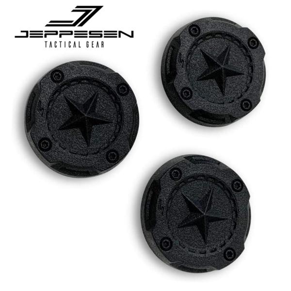 TUS JAPAN JEPPESEN【ジェップセン】キーシリンダー カバー ｘ3個セット JEEP ラングラー（JL/JK）