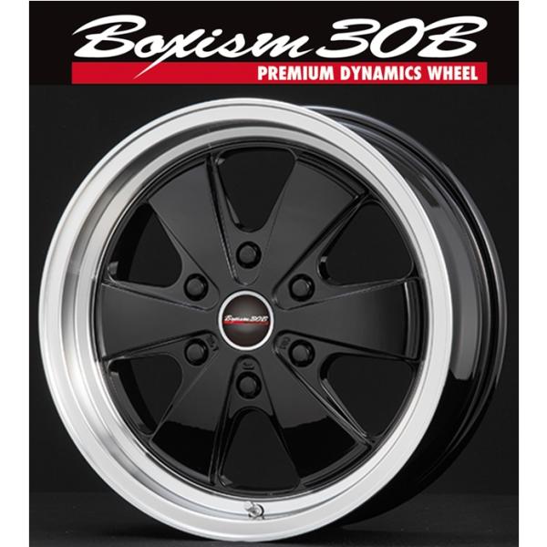 【ボクシースタイル】ボクシズム B30 17ｘ6.5 ＋48 6H/139.7 ブラック（BK）ｘ４本セット