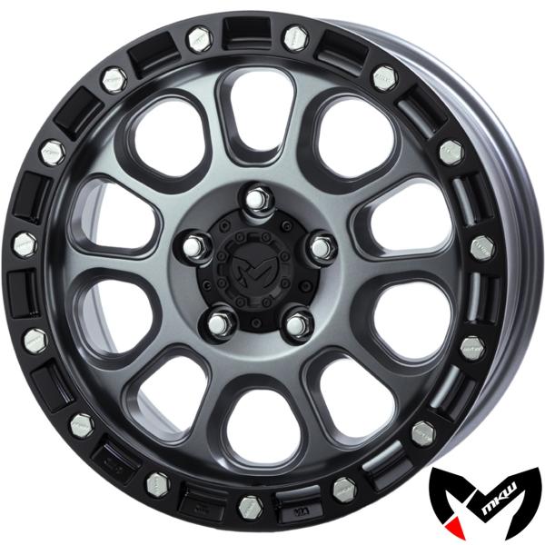 MKW【MKW OFFROAD】M204 JP Spec 17ｘ8.0 ＋43 5H/127（DG）ドライグレー　ｘ４本セット｜MB Car-Parts
