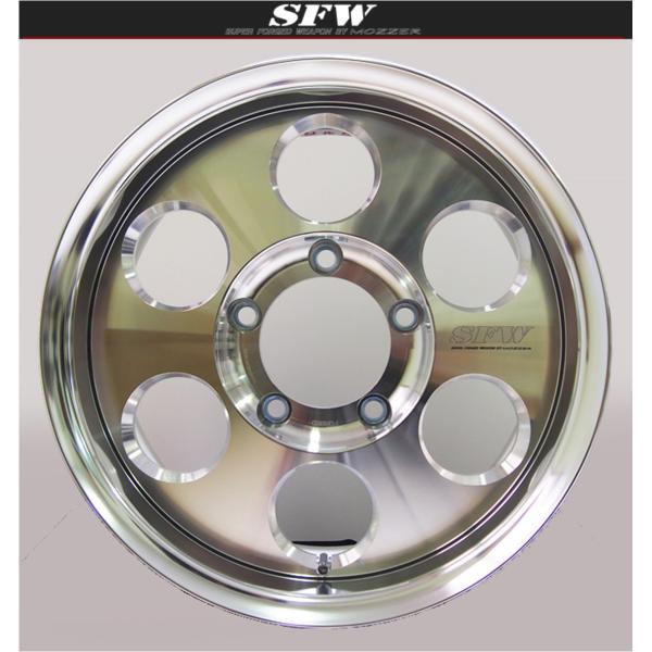 EMC【MOZZER】SFW SJ-XV（SJ-15）16ｘ5.5J ＋22/＋17/＋10 5H/139.7 ｘ４本セット マシーン（日本製）