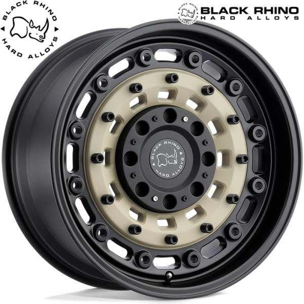 ★数量限定★ Black Rhino【ブラックライノ】ARSENAL（アーセナル）17ｘ8.0 +30 5H/114.3・5H/127 サンドオンブラックｘ4本