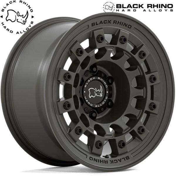 ★数量限定★ Black Rhino【ブラックライノ】FUJI（フジ）17ｘ8.0 +20 6H/139.7 オリーブドラブグリーンｘ4本｜MB Car-Parts