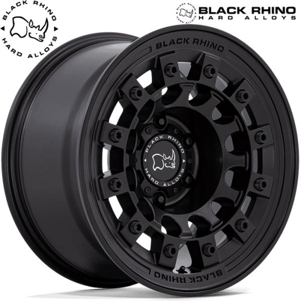★数量限定★ Black Rhino【ブラックライノ】FUJI(フジ)17x8.0 +38 5H/114.3 マットブラックx4本|MB Car-Parts