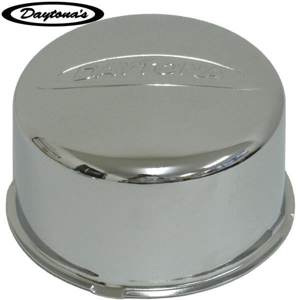 DAYTONA's【デイトナズ】センターキャップ クロームメッキ〈ホイール側ハブ径110mm/外径109mm/内径107mm/高さ35mm〉ｘ４個セット（01-0063）※スチール製