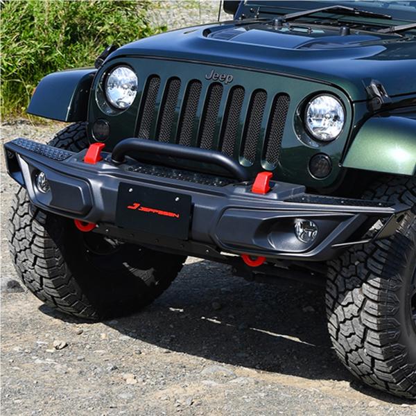 TUS JAPAN JEPPESEN【ジェップセン】IRONY フロントバンパー JEEP ラングラー（JK）フルパッケージ ※FCRB フロントカメラリロケーションブラケット 付属